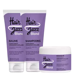 HAIR JAZZ pilna rutina pašalinanti gelsvus atspalvius